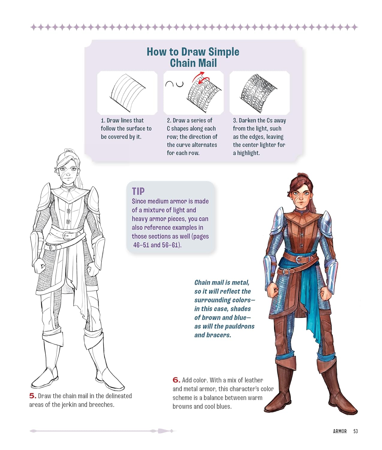 HOW TO DRAW YOUR RPG CHARACTER: ARMOR, WEAPONRY & CREATURE COMPANIONS – GUIDE TO DRAWING CLOTHING, ARMOR, SWORDS, AND DRAGONS FOR ROLE-PLAYING ELVES, ... CUSTOMIZE YOUR FANTASY CHARACTER STEP BY STEP BY CHRISSA BARTON