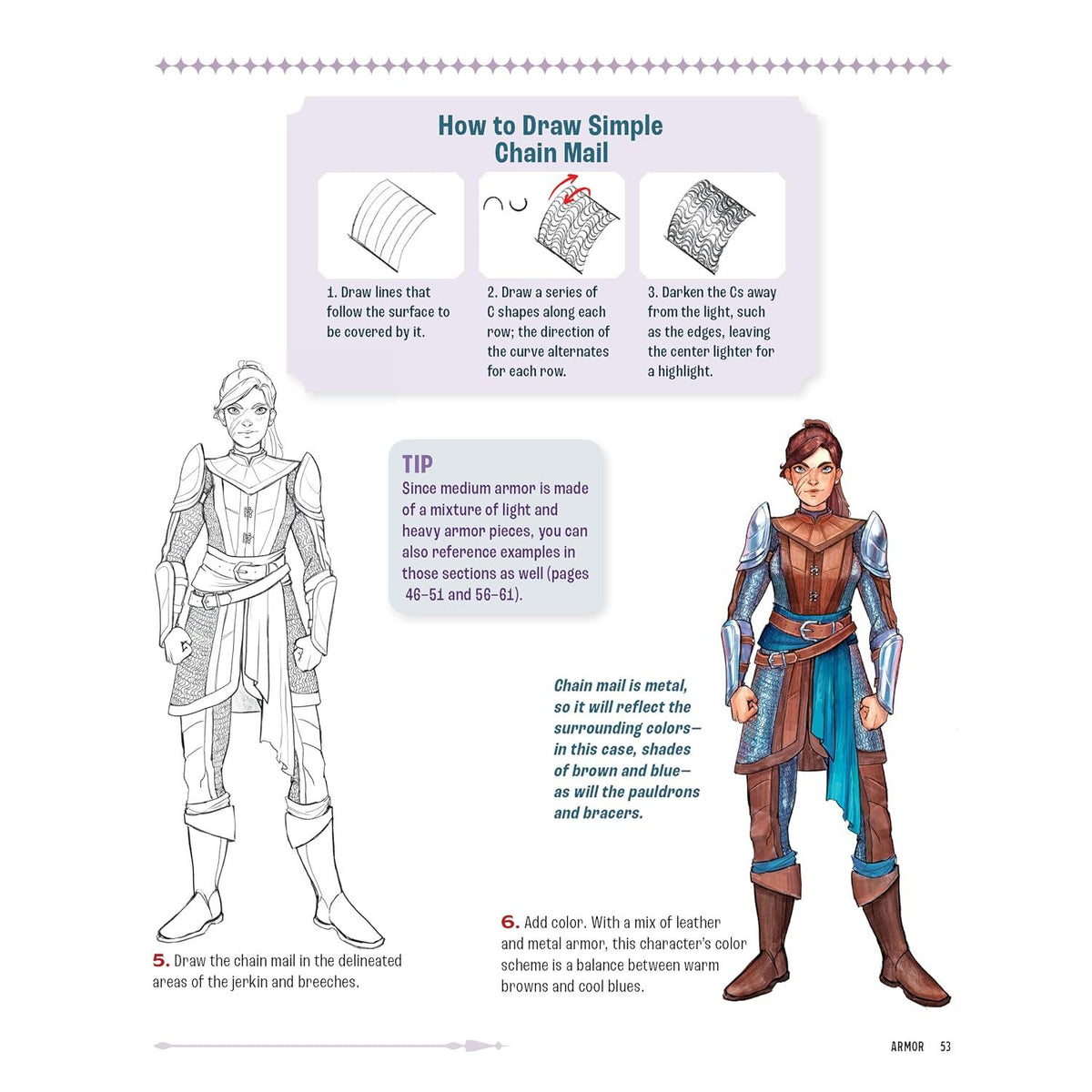 HOW TO DRAW YOUR RPG CHARACTER: ARMOR, WEAPONRY & CREATURE COMPANIONS – GUIDE TO DRAWING CLOTHING, ARMOR, SWORDS, AND DRAGONS FOR ROLE-PLAYING ELVES, ... CUSTOMIZE YOUR FANTASY CHARACTER STEP BY STEP BY CHRISSA BARTON