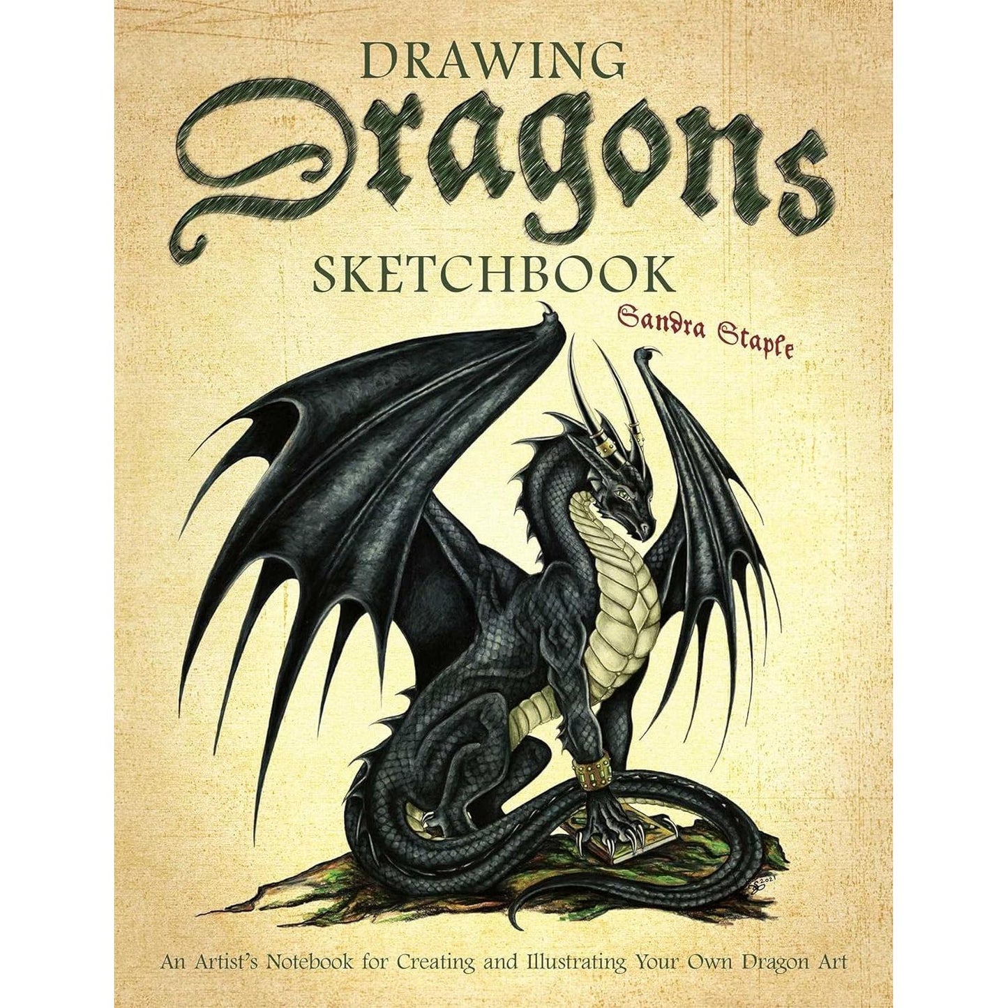 DRAWING DRAGONS SKETCHBOOK BY SANDRA STAPLE