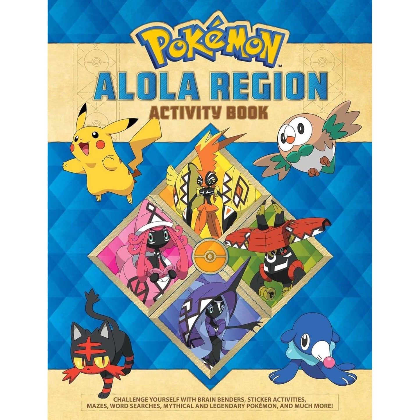 POKEMON ALOLA REGION ACTIVITY BOOK