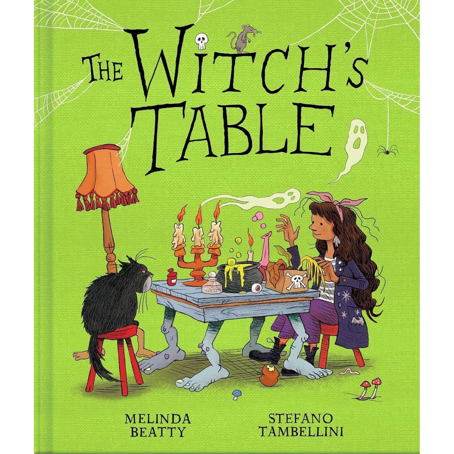 THE WITCH'S TABLE, A FUNNY MAGICAL PICTURE BOOK BY MELINDA BEATTY AND STEFANO TAMBELLINI (HARDCOVER)