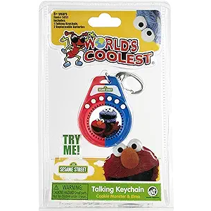 SESAME STREET TALKING KEYCHAIN