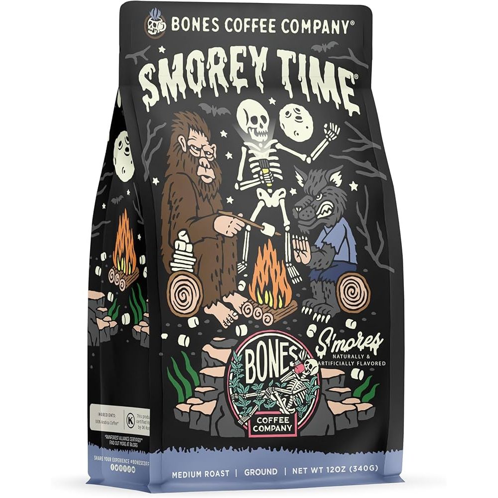 BONES COFFEE S'MOREY TIME 12OZ GROUND COFFEE