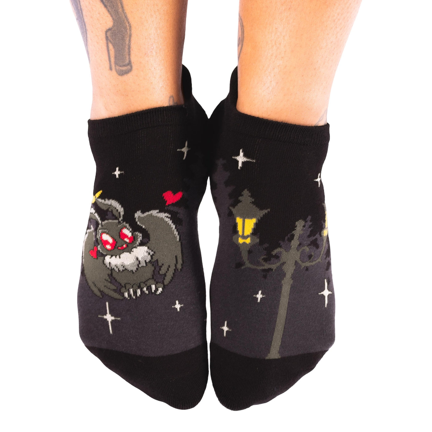 CUTE MOTHMAN SOCKS BY FOOTCLOTHES