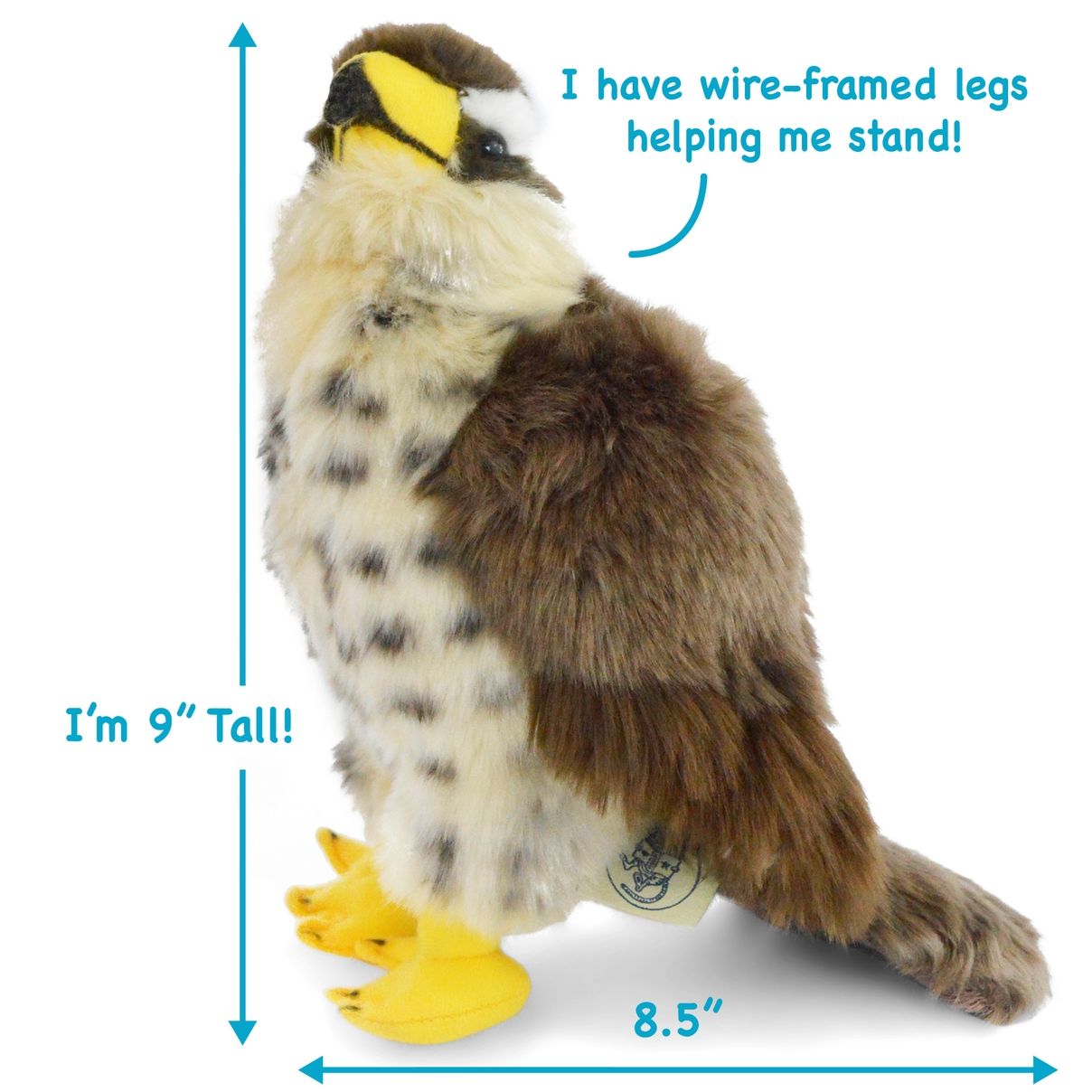 PERCIVAL THE PEREGRINE FALCON PLUSH
