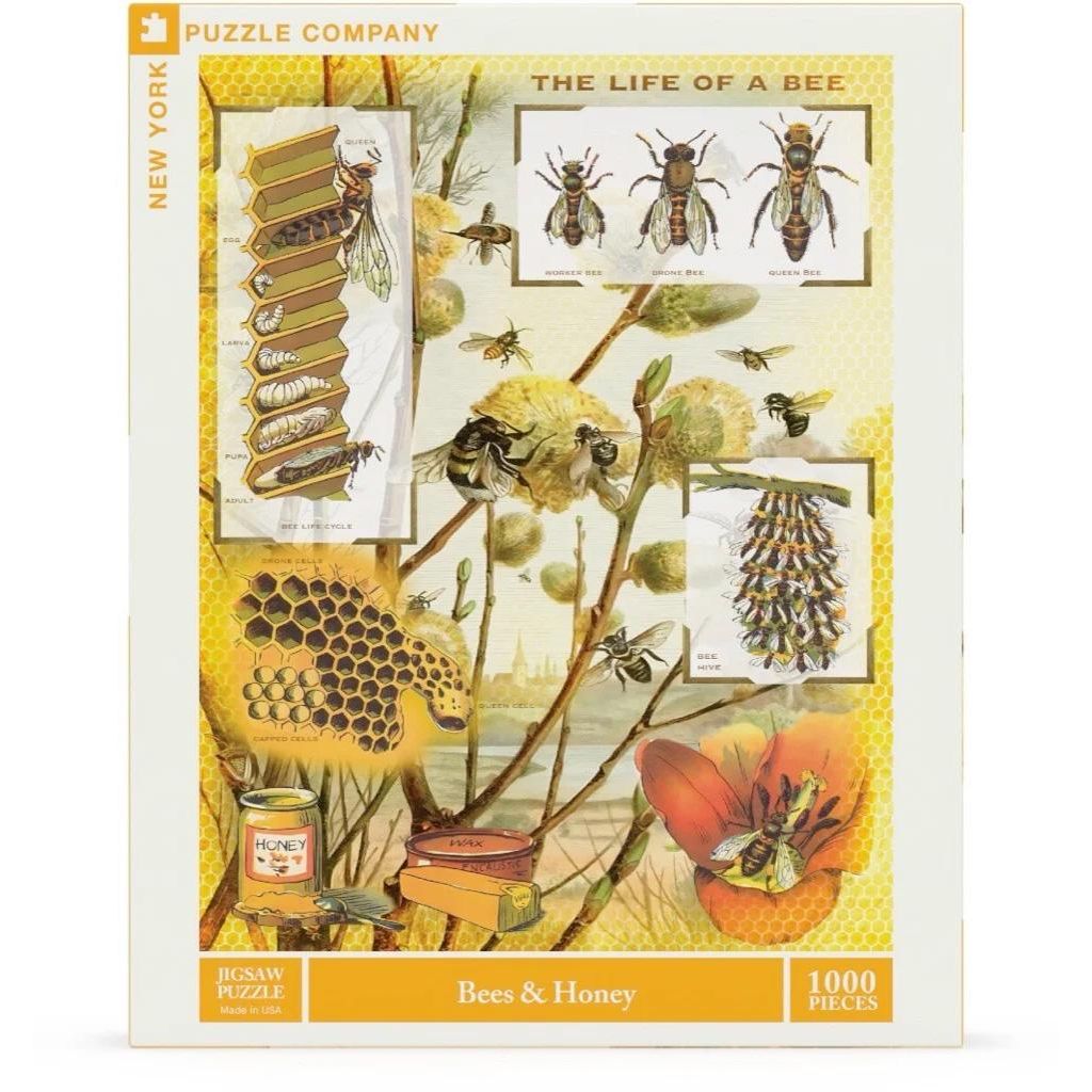 BEES AND HONEY 1000PC PUZZLE