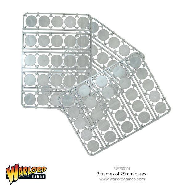 3 FRAMES OF 25 MM BASES