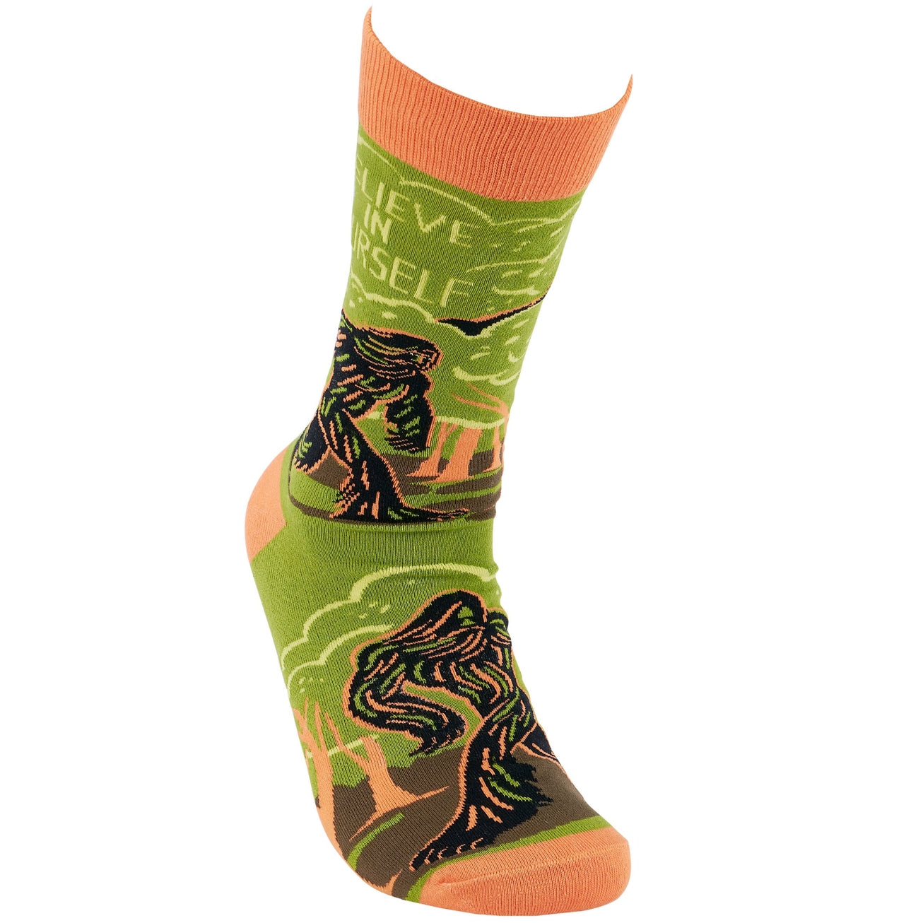 BELIEVE IN YOURSELF BIGFOOT SOCKS