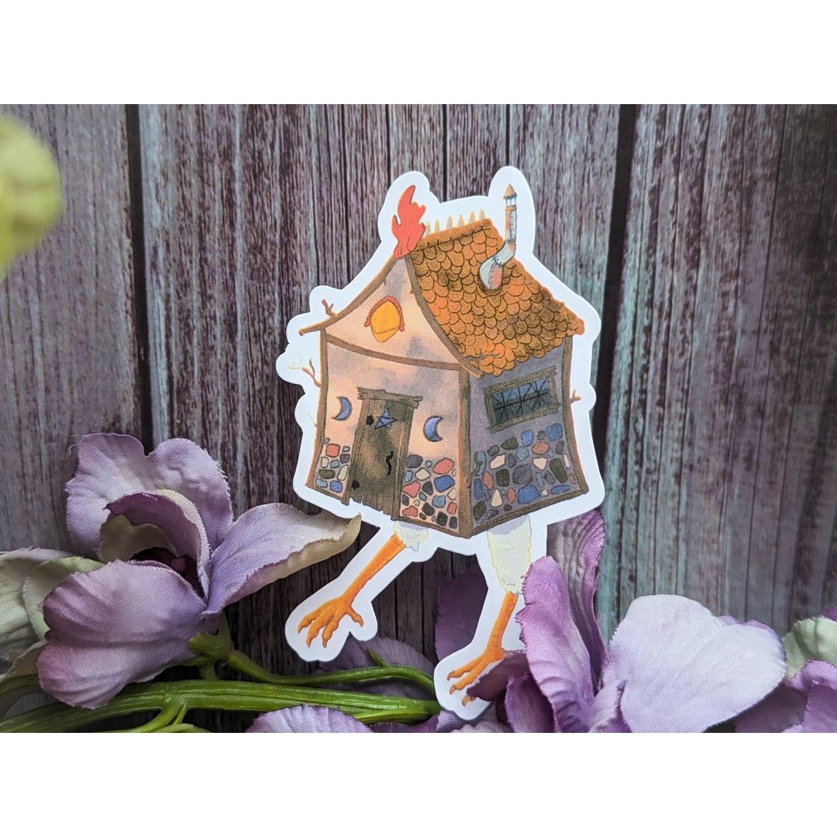 BABA YAGA'S HUT STICKER