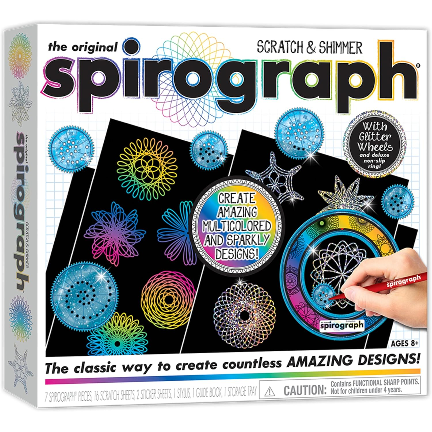 SPIROGRAPH SCRATCH & SHIMMER SET