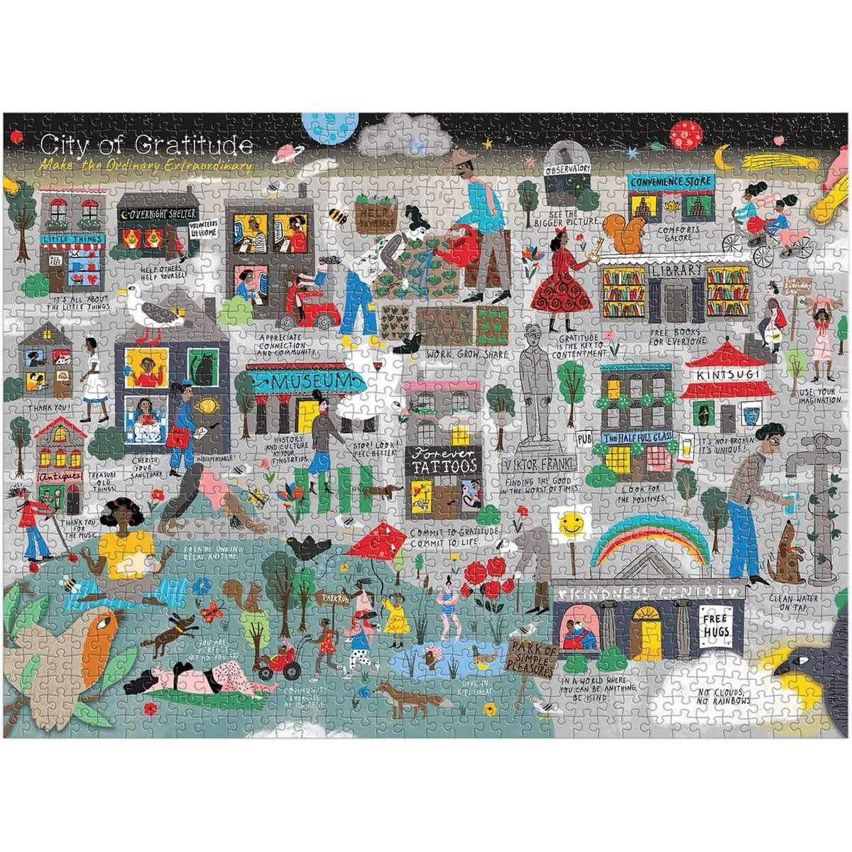 CITY OF GRATITUDE 1000 PIECE PUZZLE