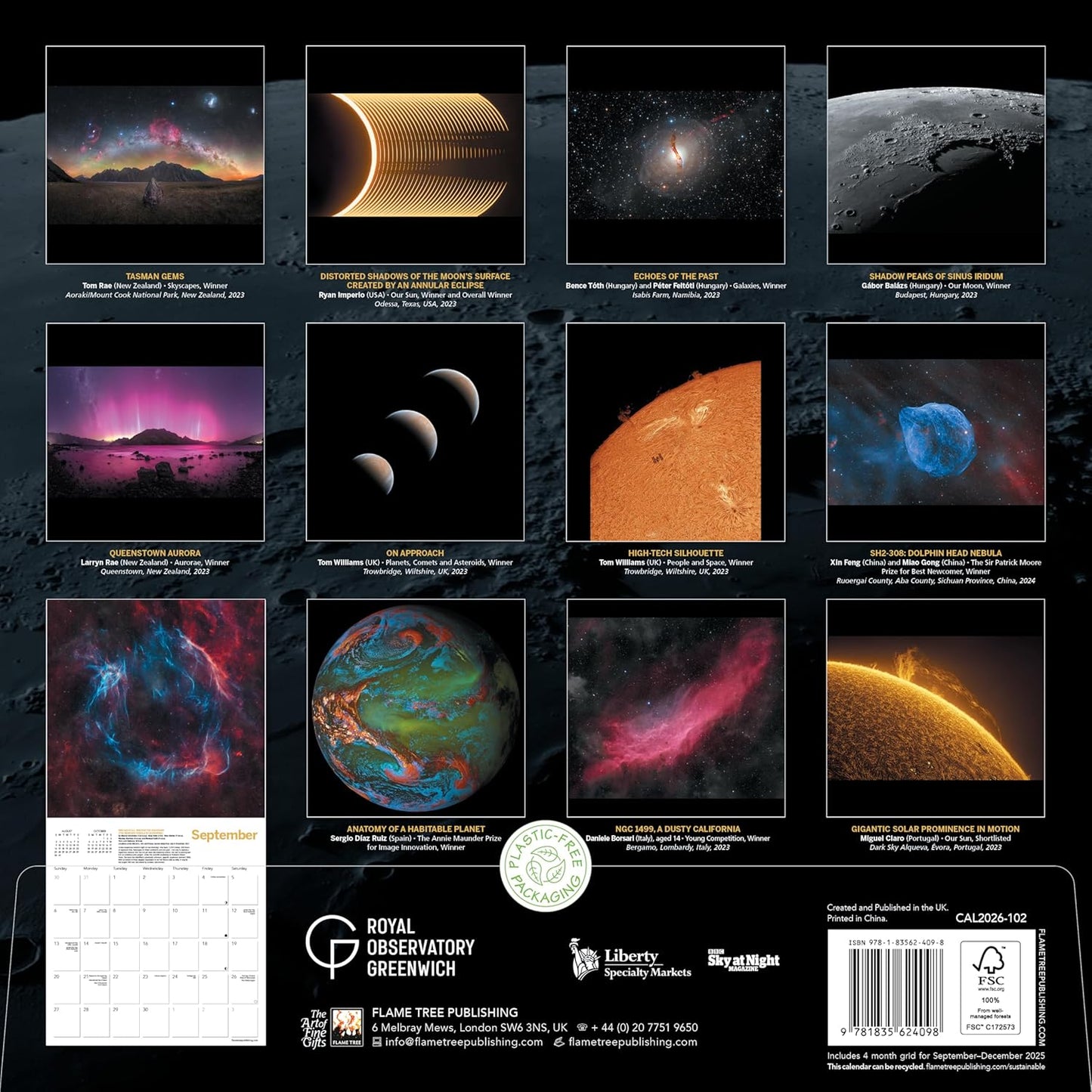 ASTRONOMY PHOTOGRAPHY OF THE YEAR WALL CALENDAR 2026
