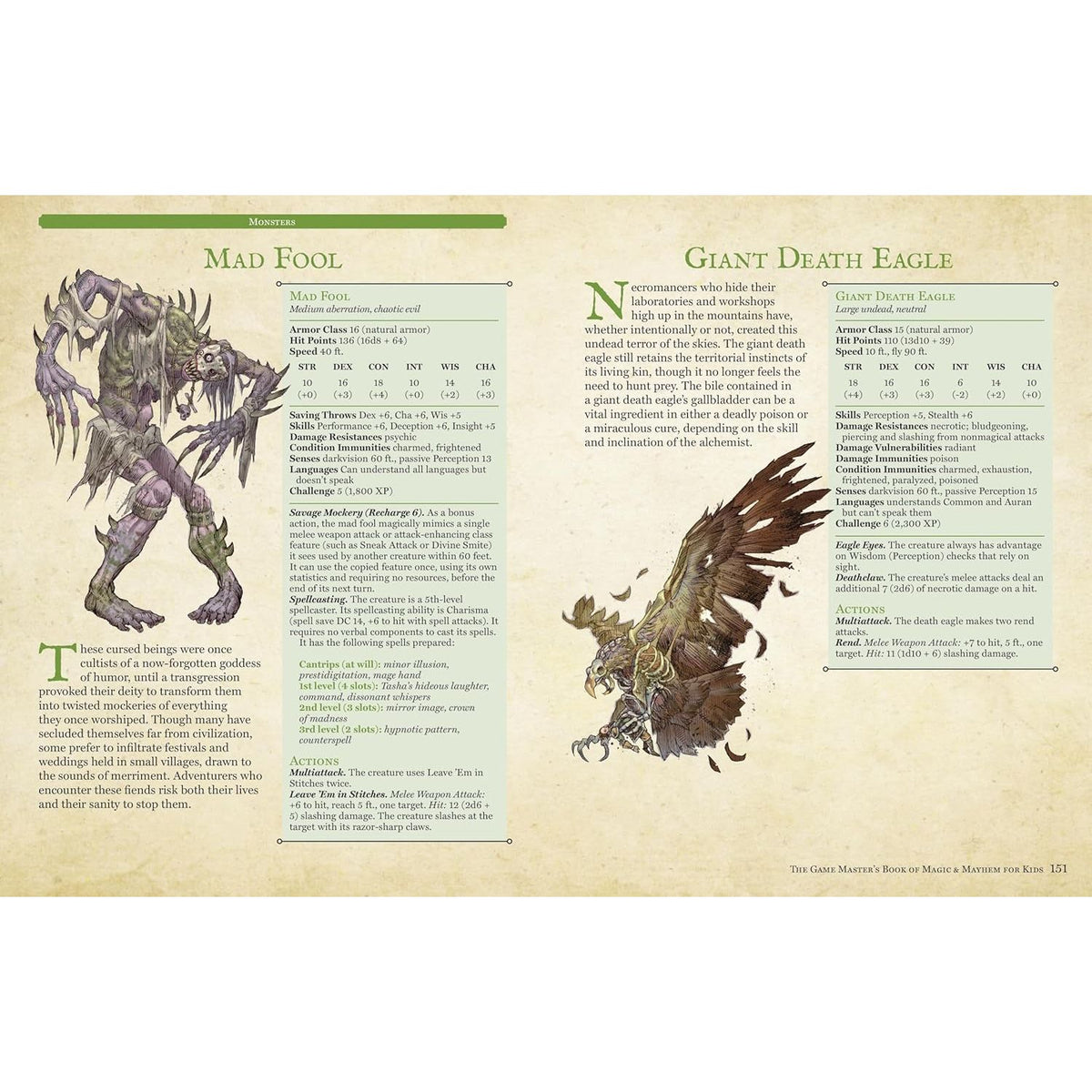 THE GAME MASTER'S BOOK OF MAGIC & MAYHEM FOR KIDS