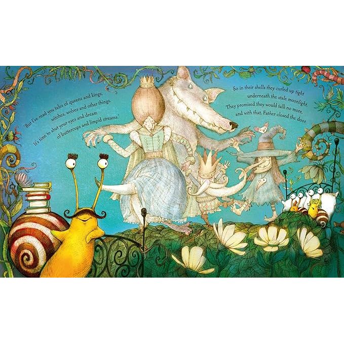 TOO SCARED TO SLEEP! A TALE OF TWO SNAILS WRITTEN BY SHAUN MICALLEF AND ILLUSTRATED BY JONATHAN BENTLY