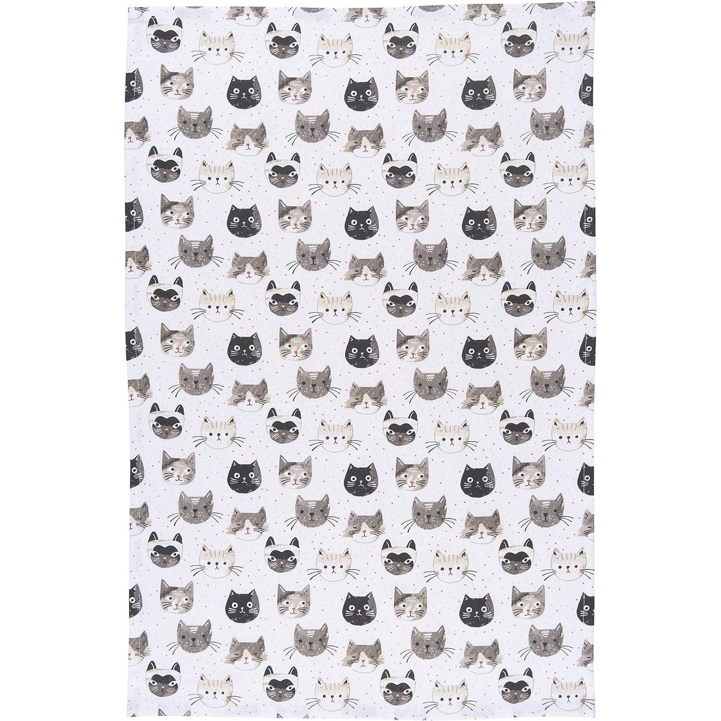 CAT'S MEOW COTTON TEA TOWEL BY DANICA STUDIO
