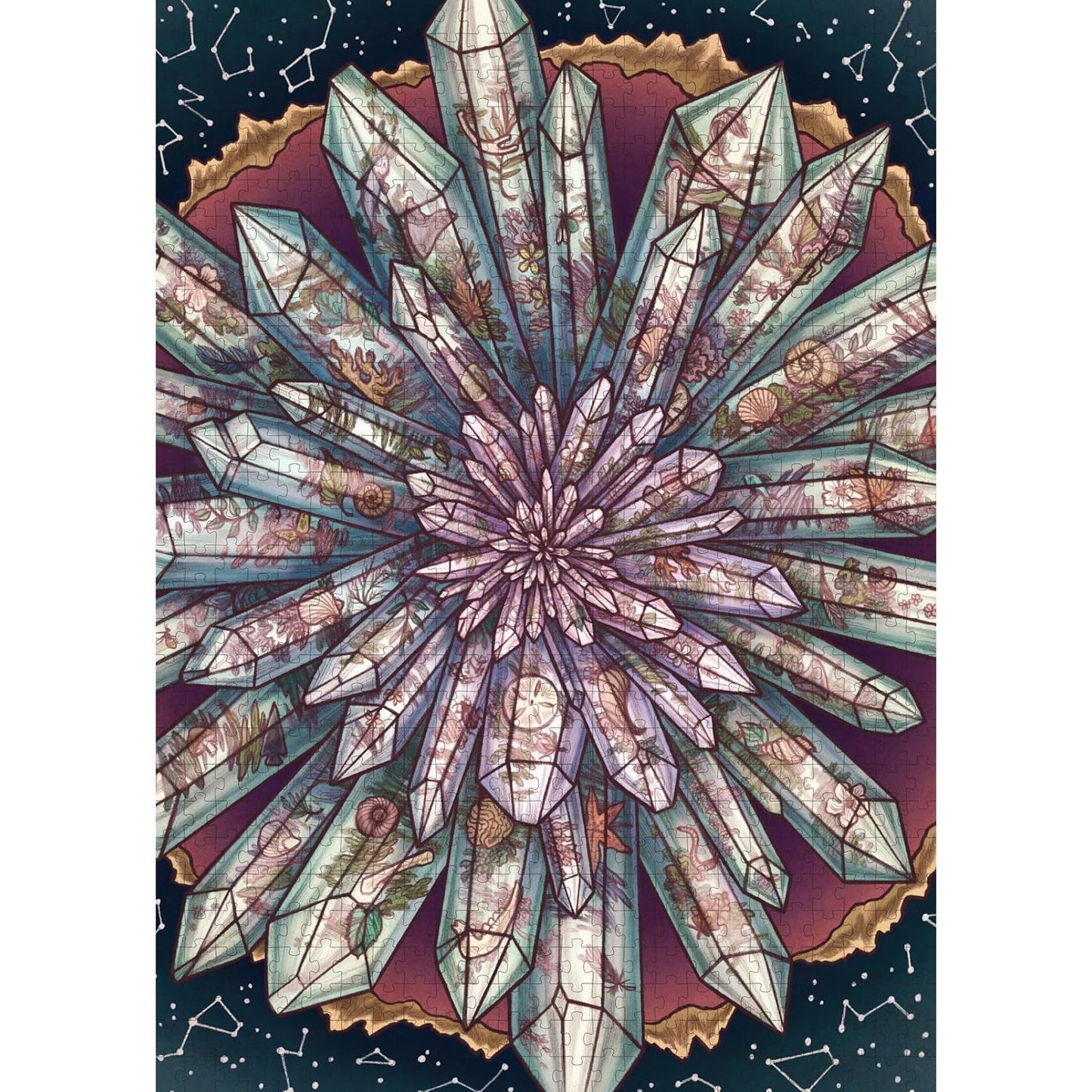 THE ILLUSTRATED CRYSTALLARY 750PC PUZZLE