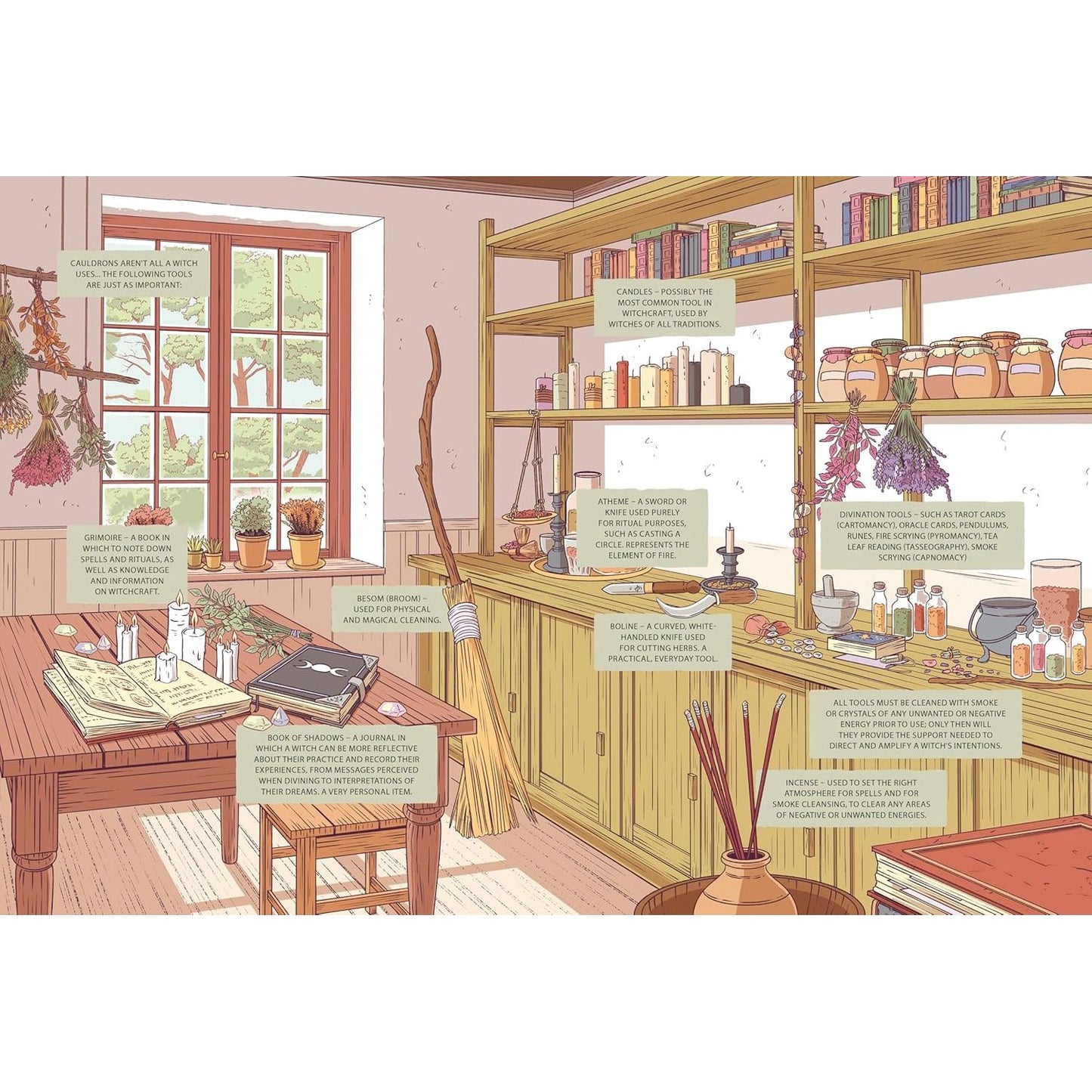 WITCHCRAFT, A GRAPHIC HISTORY: STORIES OF WISE WOMEN, HEALERS, AND MAGIC BY LINDSAY SQUIRE AND LISA SALSI