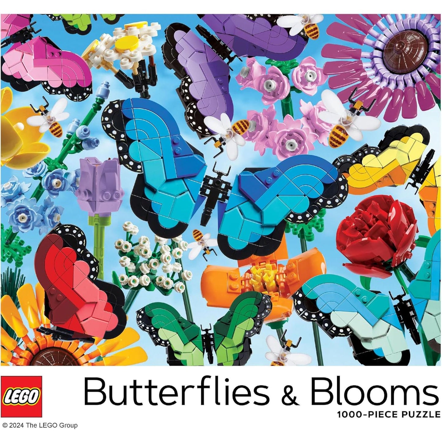 LEGO BUTTERFLIES AND BLOOMS 1000 PC PUZZLE