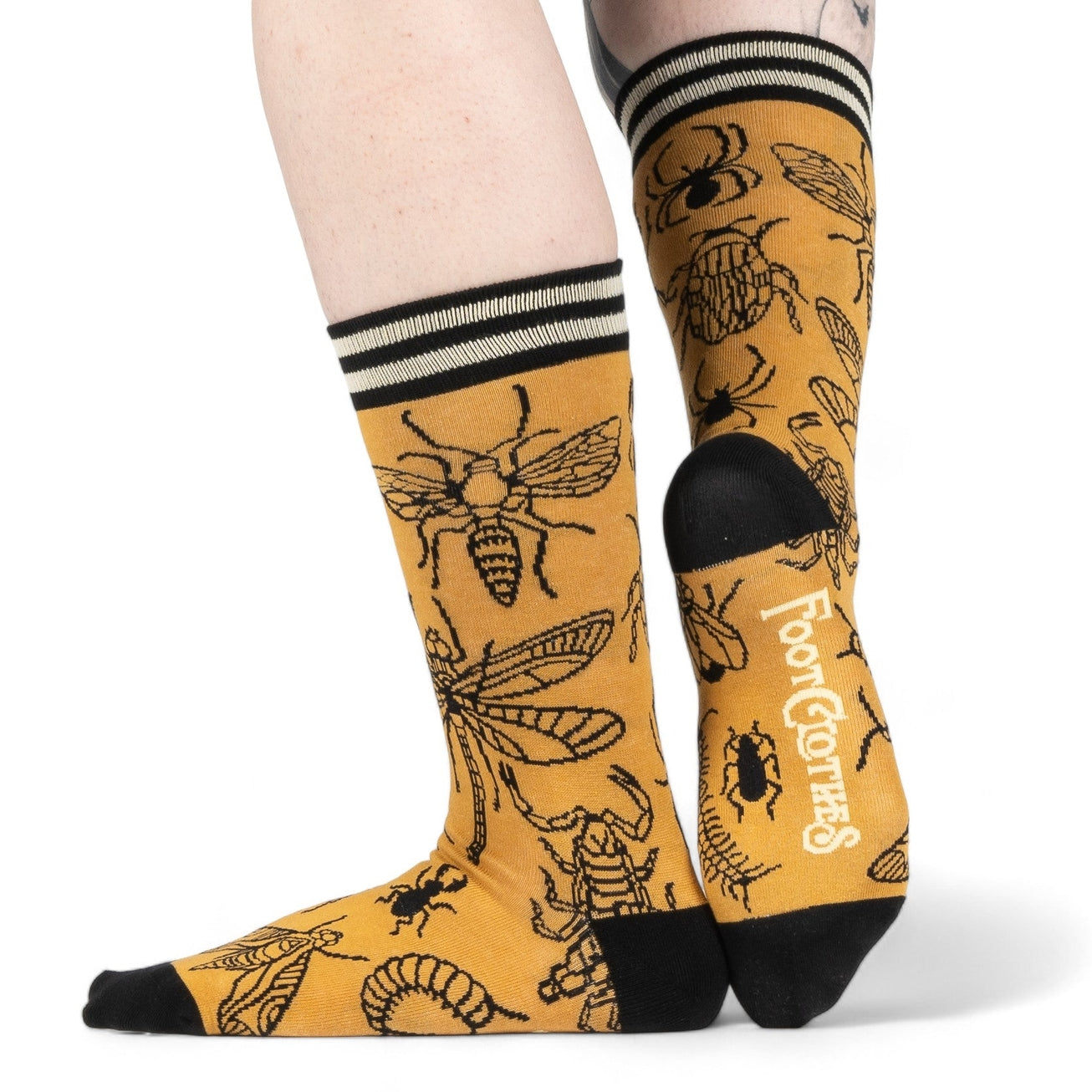 CREEPY CRAWLIES CREW SOCKS BY FOOTCLOTHES