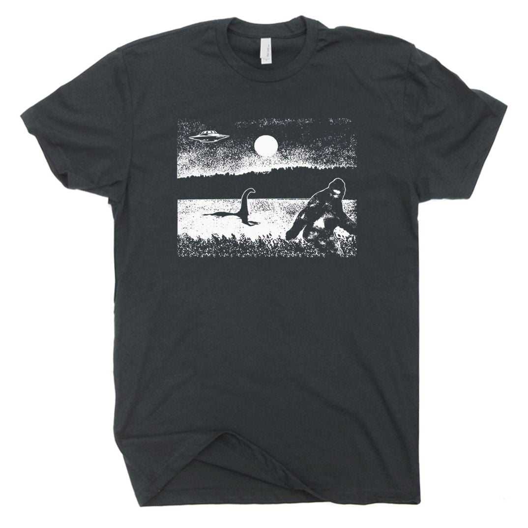 BIGFOOT ALIEN CHESAPEAKE BAY MONSTER T-SHIRT