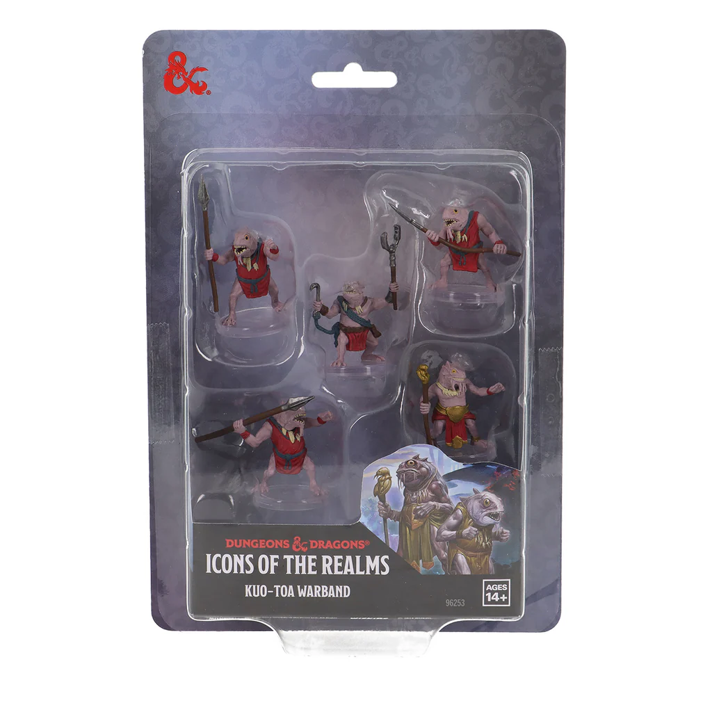 D&D ICONS OF THE REALMS KUO-TOA WARBAND