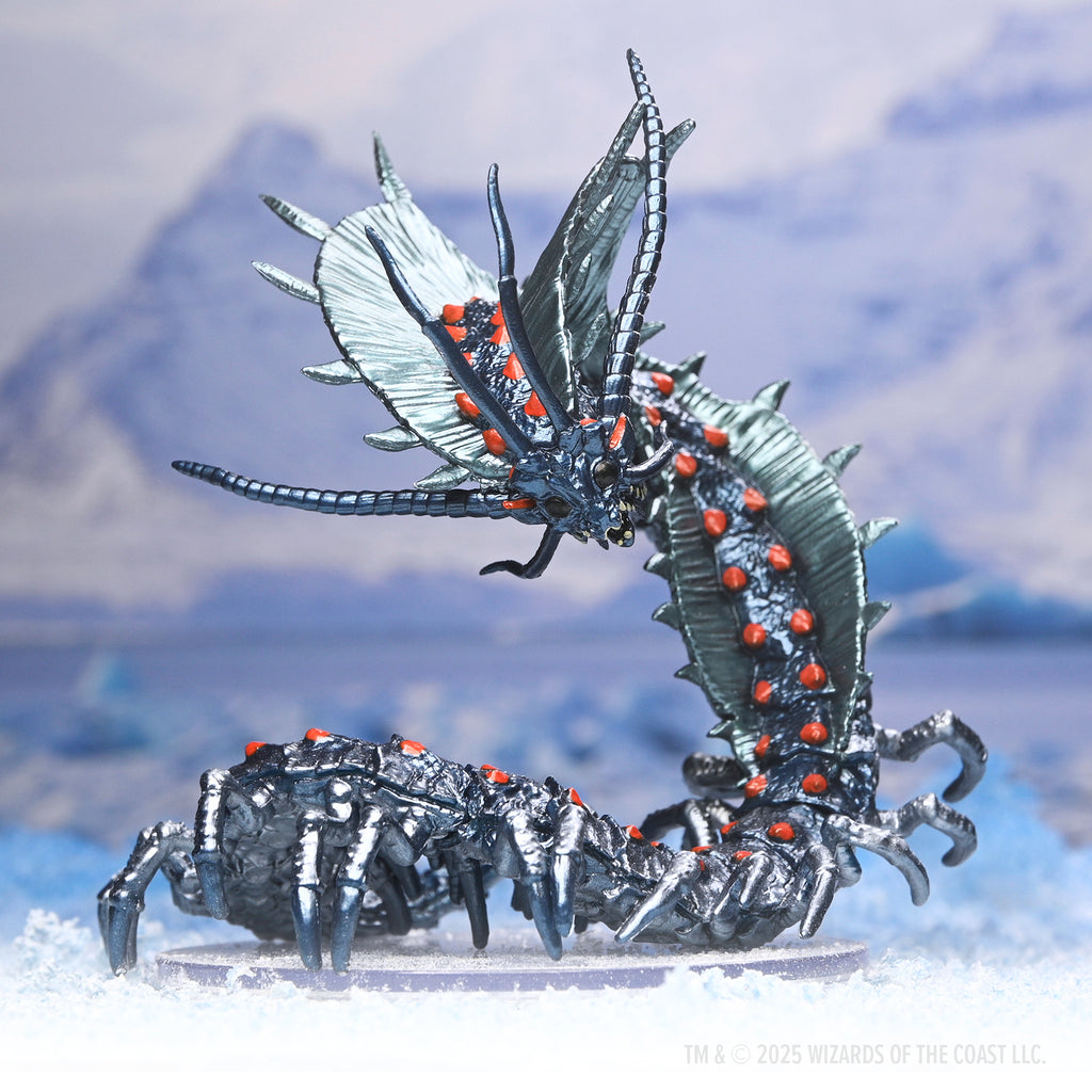 D&D ICONS OF THE REALMS REMORHAZ PREPAINTED MINIATURE
