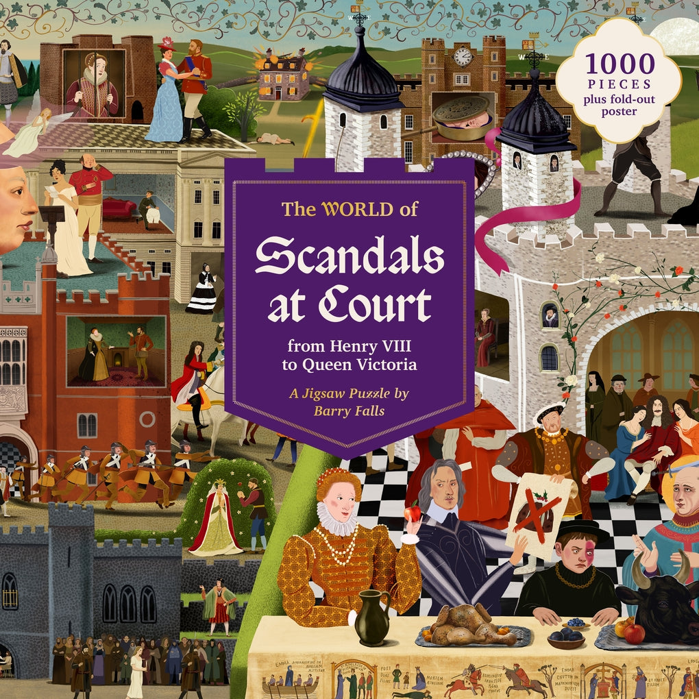THE WORLD OF SCANDALS AT COURT: 1000-PIECE JIGSAW PUZZLE