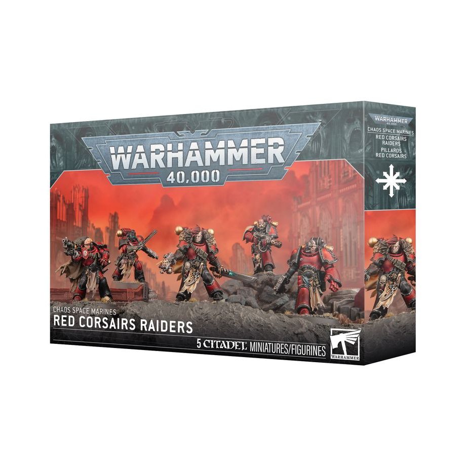 CHAOS SPACE MARINE RED CORSAIR RAIDERS