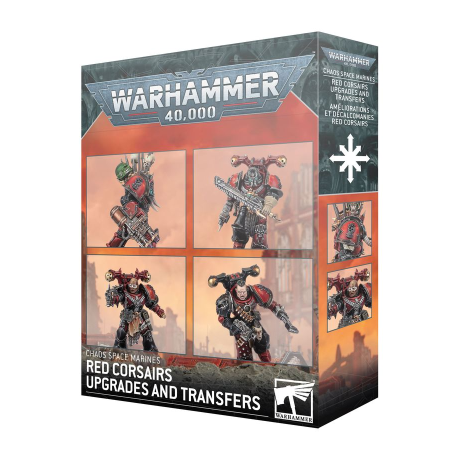 CHAOS SPACE MARINE RED CORSAIR UPGRADES AND TRANSFERS