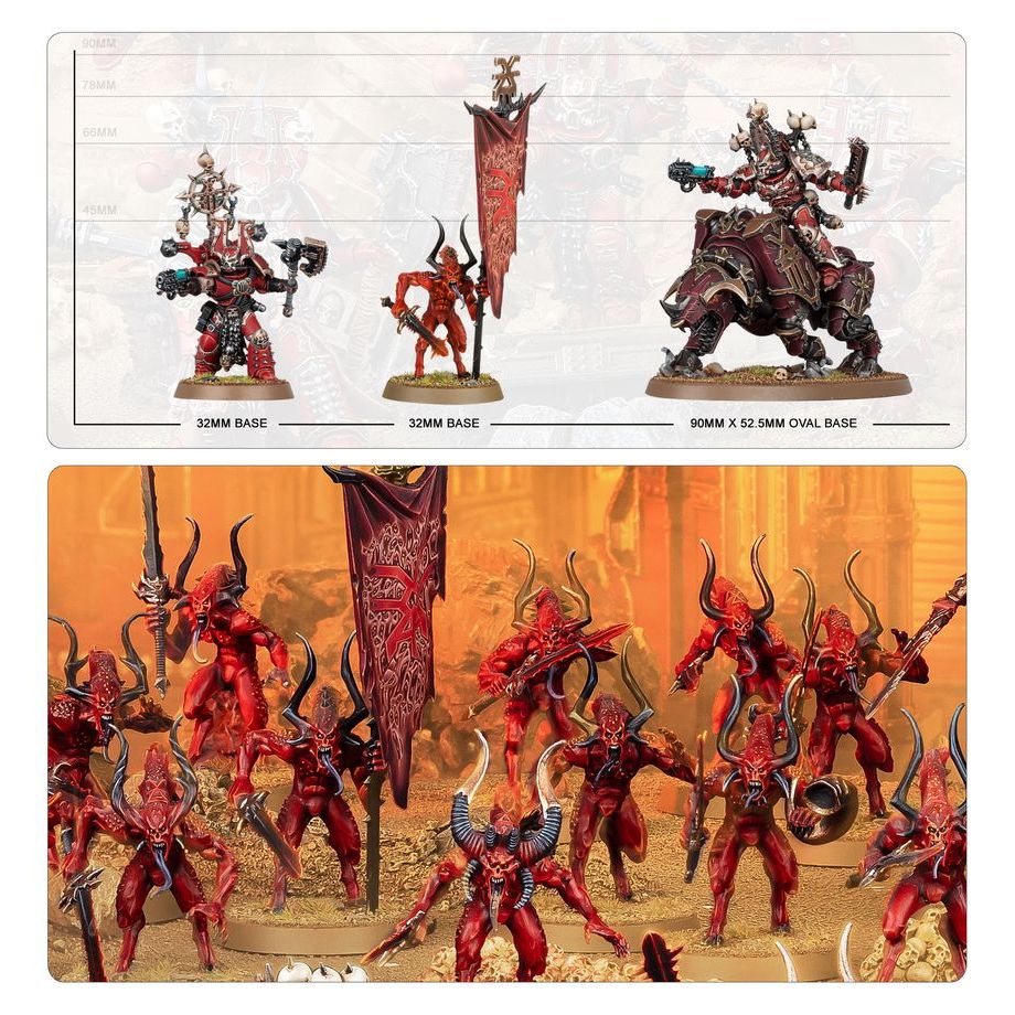 WORLD EATERS KHORNE DAEMONKIN BATTLEFORCE