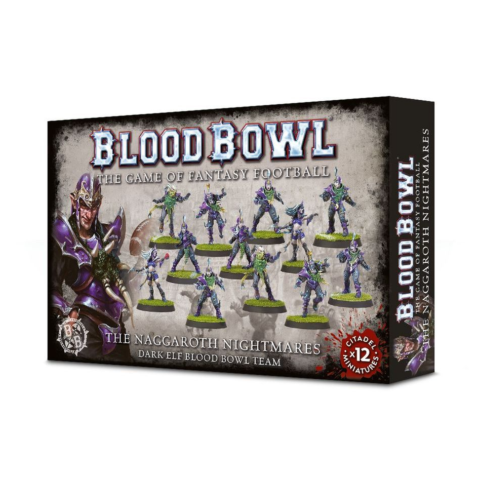 BLOOD BOWL DARK ELF TEAM