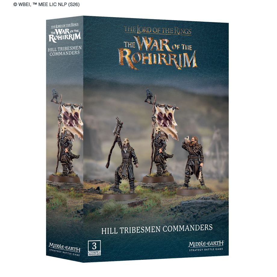 MIDDLE-EARTH STRATEGY BATTLE GAME HILL TRIBESMEN COMMANDERS