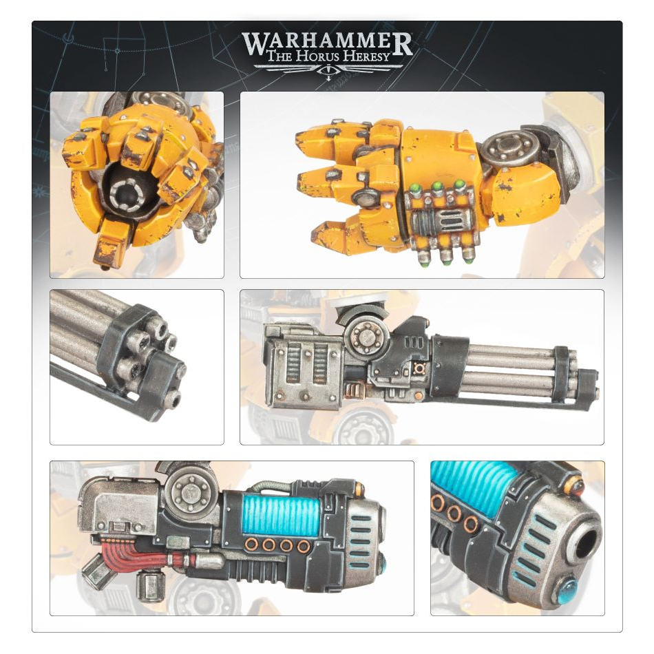 HORUS HERESY CONTEMPTOR DREADNOUGHT WEAPON FRAME 2