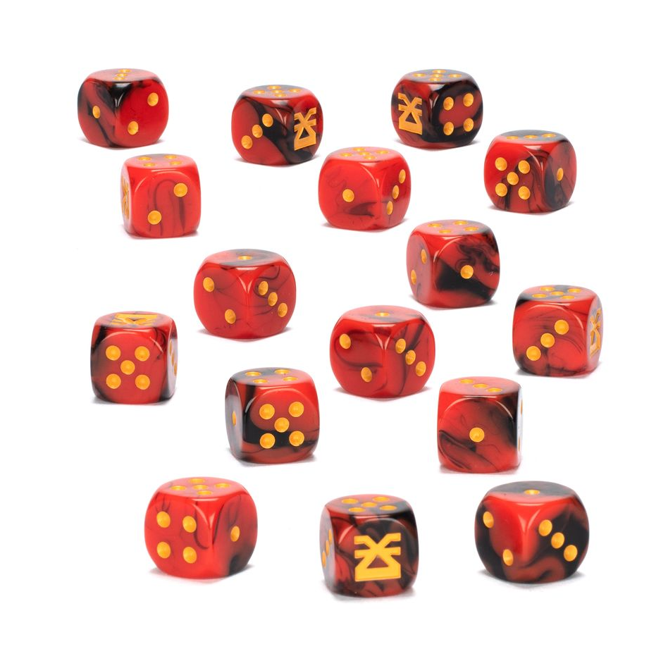 BLADES OF KHORNE DICE SET