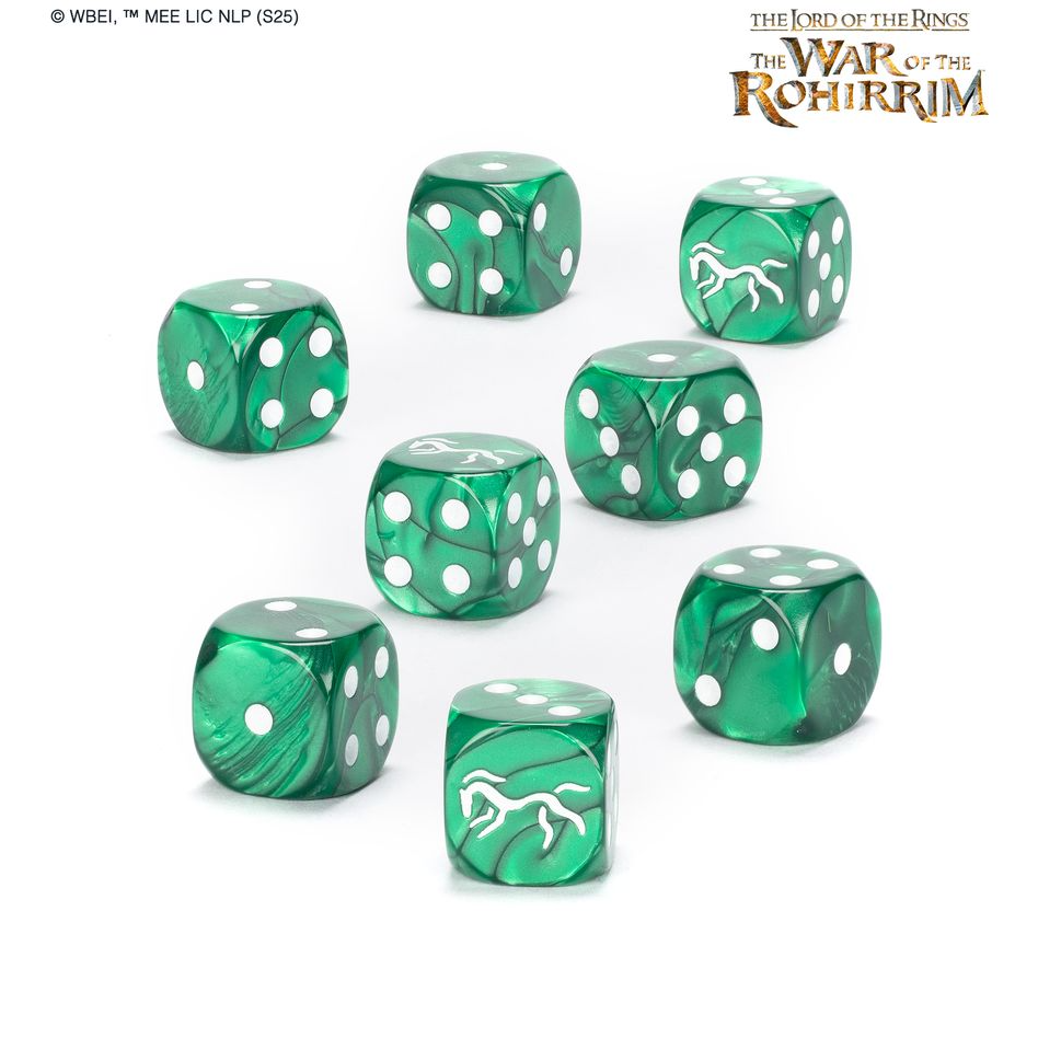 MIDDLE-EARTH STRATEGY BATTLE GAME ROHIRRIM DICE SET