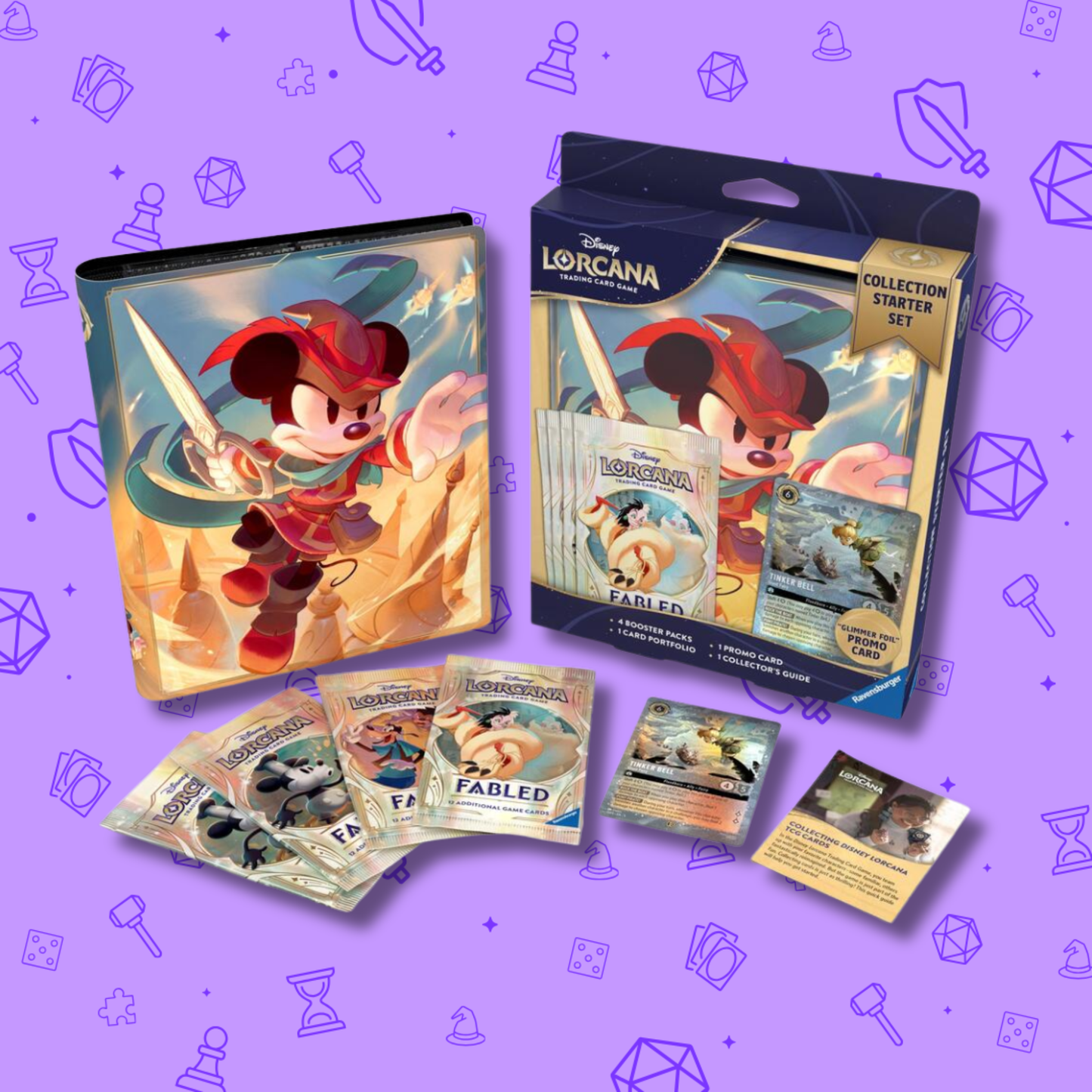 DISNEY LORCANA COLLECTION STARTER SET