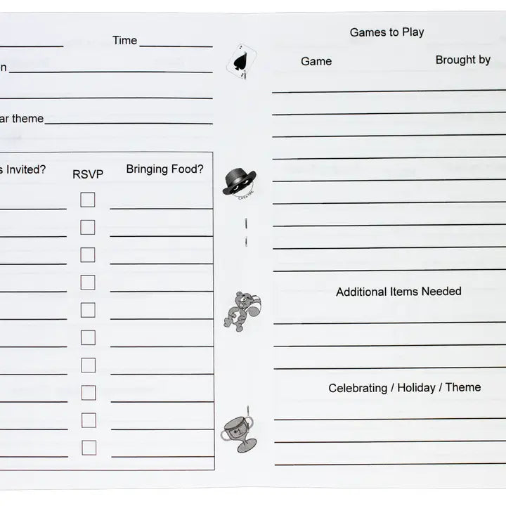 THE GAME NIGHT PLANNER