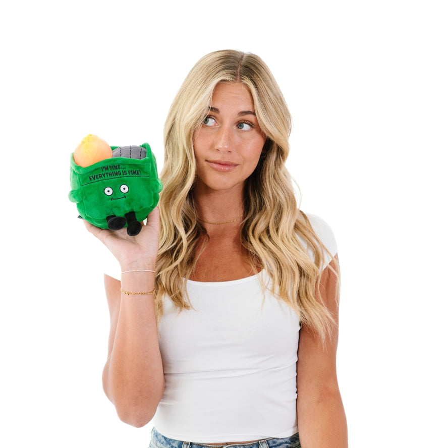PUNCHKINS EVERYTHING IS FINE DUMPSTER FIRE PLUSH