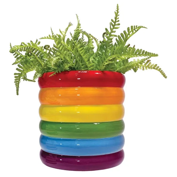 STACKED RAINBOW PLANTER