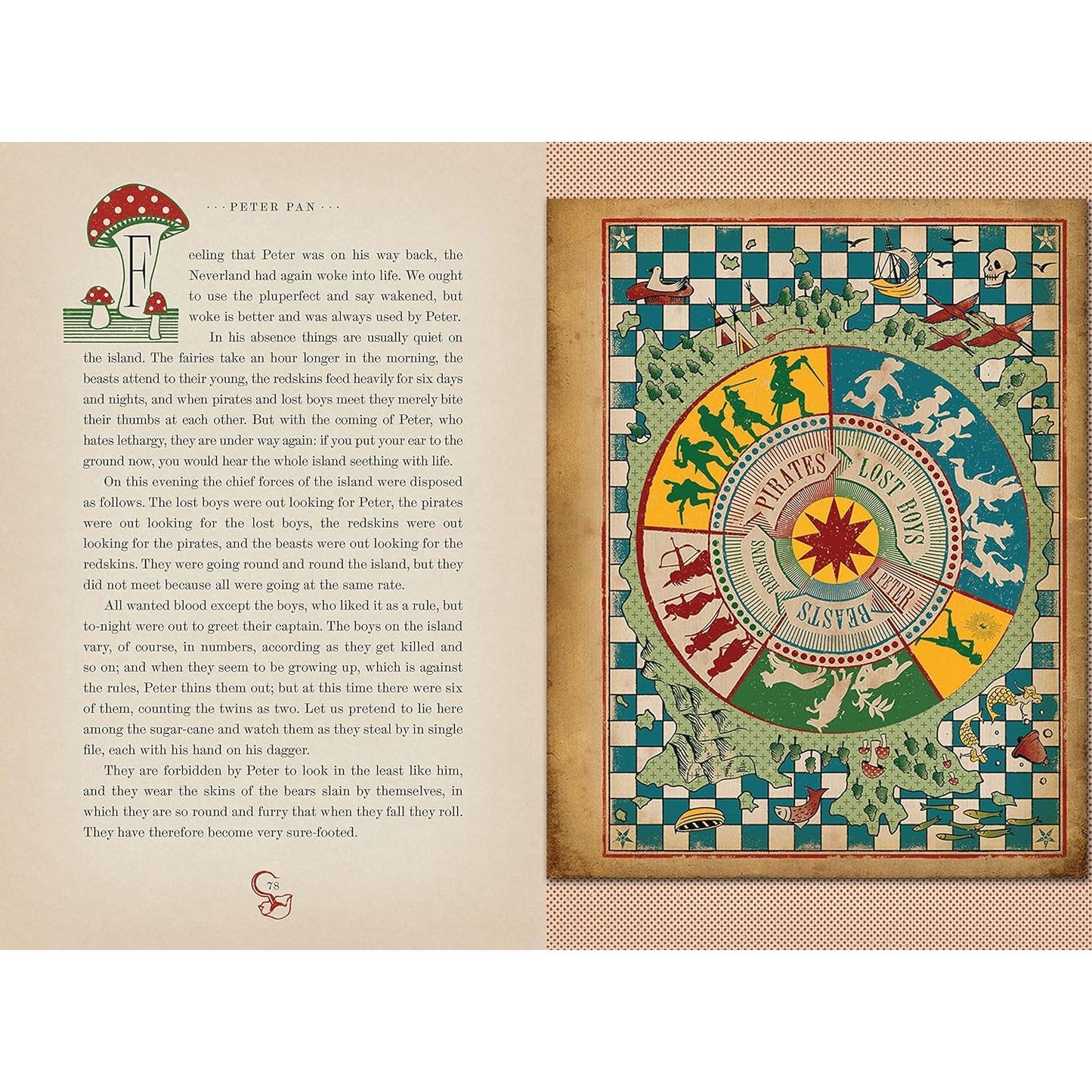 PETER PAN BY J.M. BARRIE AND ILLUSTRATED BY MINALIMA WITH INTERACTIVE ELEMENTS