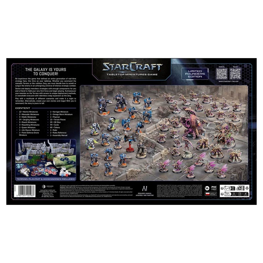 STARCRAFT: 2 PLAYER STARTER SET FOUNDERS EDITION