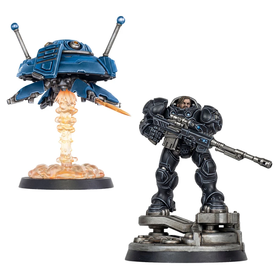 STARCRAFT: TERRAN JIM RAYNOR & POINT DEFENSE DRONE