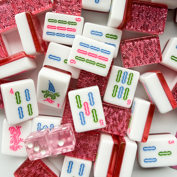 AMERICAN MAHJONG TILE SET: GLITTER SPARKLE