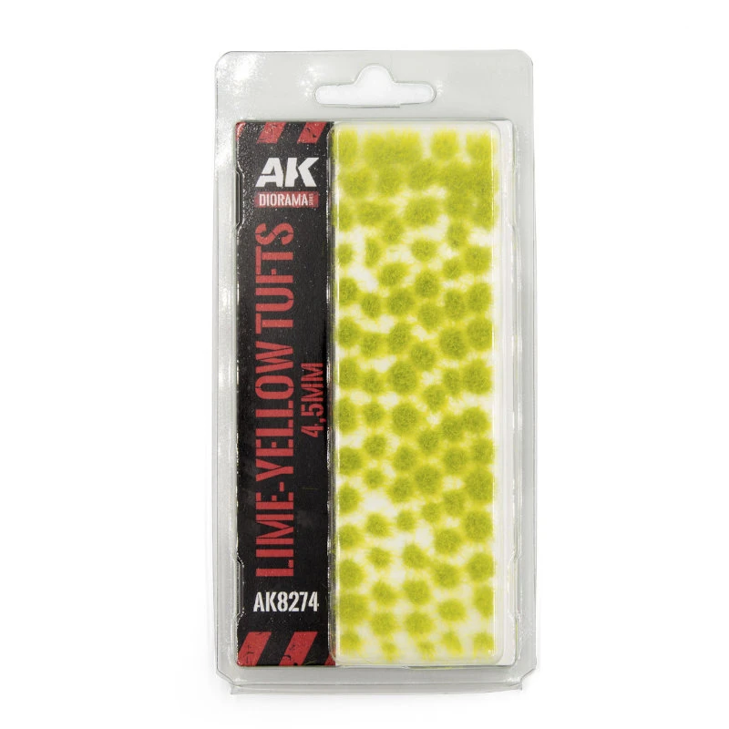 AK INTERACTIVE LIME-YELLOW 4.5mm TUFTS