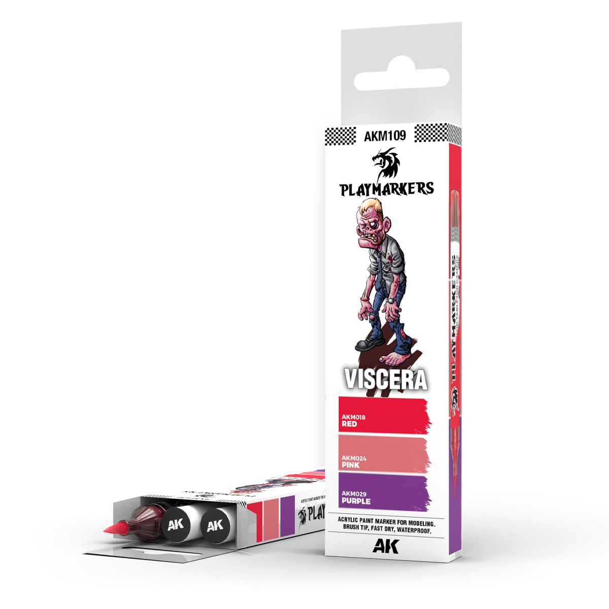 PLAYMARKERS: VISCERA ACRYLIC GAMERS PAINTED SET