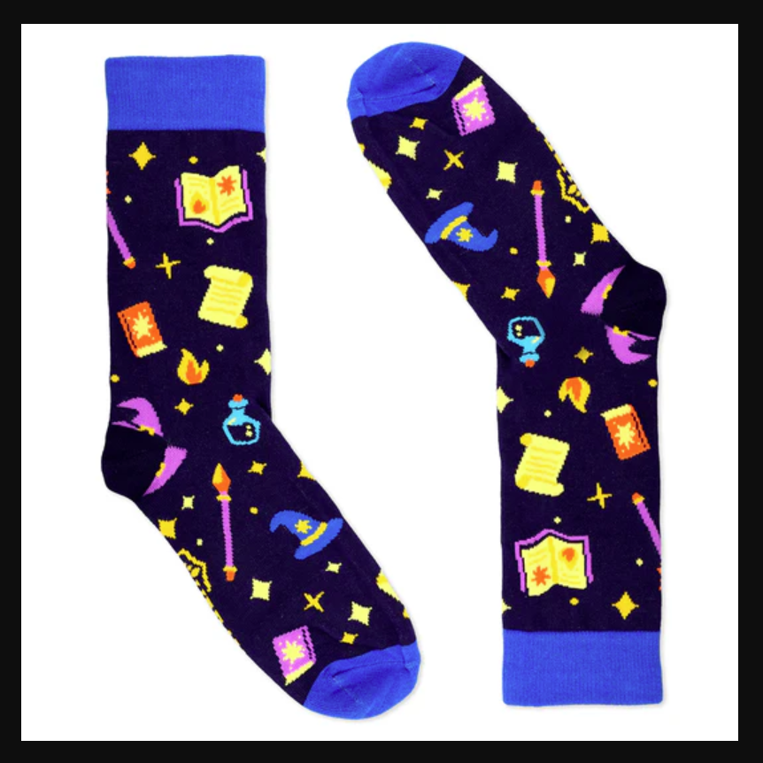 HEROIC FEET ARCANE ARTS SOCKS (SIZE 9-12)
