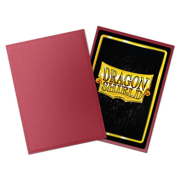 DRAGON SHIELD: NON-GLARE SLEEVES BLOOD RED