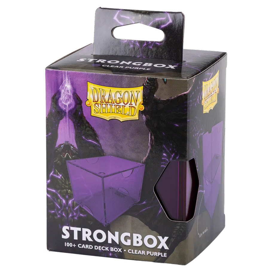 DRAGON SHIELD STRONGHOLD DECK BOX 100+ PURPLE