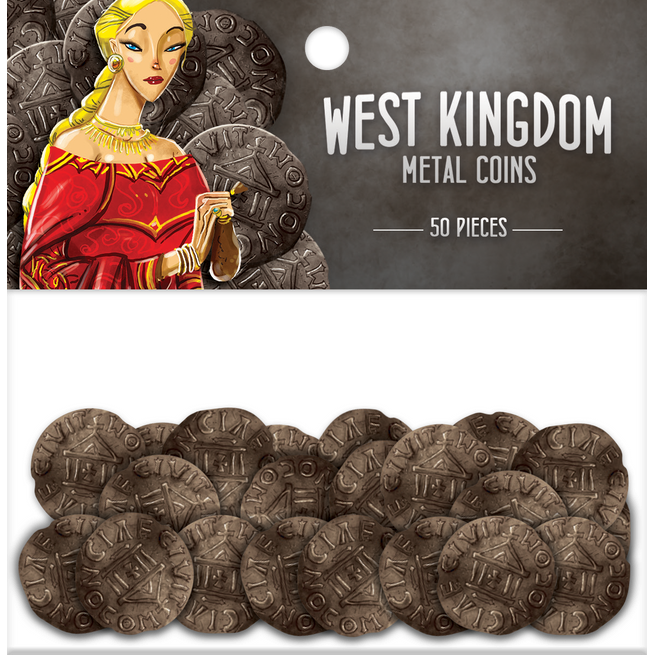 WEST KINGDOM METAL COINS