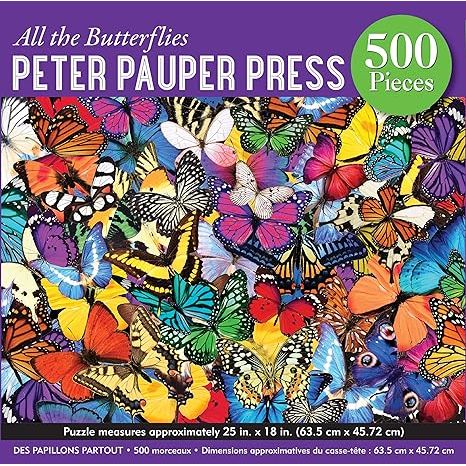 ALL THE BUTTERFLIES 500PC PUZZLE